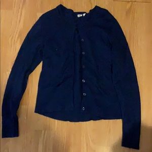 Navy gap cardigan
